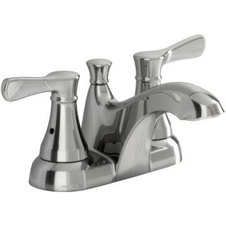 American Standard Cyprus Chrome 2 Handle 4 in Centerset WaterSense Bathroom Sink Faucet (Drain Included)