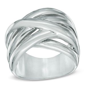 Layered Ring in Sterling Silver   Size 7   Zales