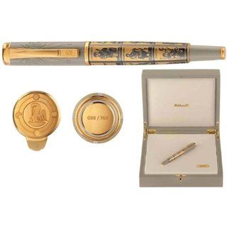 Pelikan Calculation Of Times Limited Edition Gold Fountain Pen Broad 