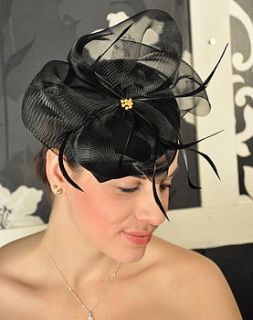 felt and crin headpiece by the hat collective
