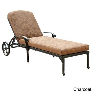 Floral Blossom Chaise Lounge Chair with Cushion Chaise Lounges