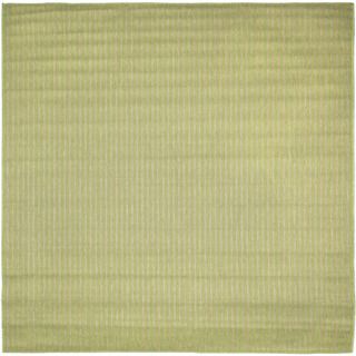 Vertical Green Stripe Outdoor Rug (710 Square)