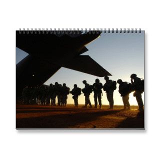 2013 Military Silhouettes Wall Calendar