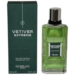 Guerlain 'Vetiver Extreme' Men's 3.4 ounce Eau De Toilette Spray Guerlain Men's Fragrances