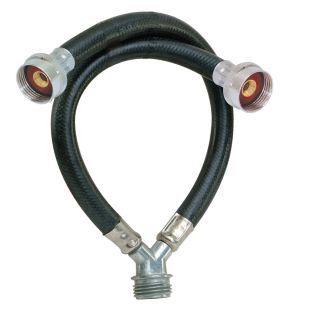 EASTMAN 12 in 200 PSI Rubber Washing Machine Connectors