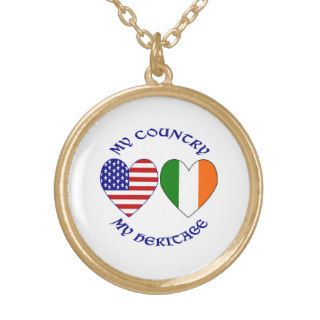 Irish American Country Heritage Necklace