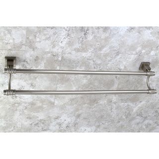 Fortress Satin Nickel 24 inch Double Towel Bar