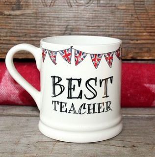 'best teacher' mug by sweet william designs