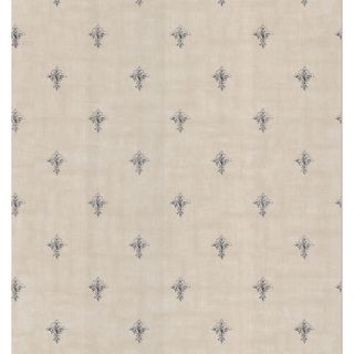 Brewster Taupe Classic Pattern Pre pasted Wallpaper