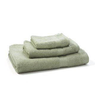 Pure Fiber 3 Piece Viscose from Bamboo Bath Towel Set, Sage Green   Sage Green Hand Towels
