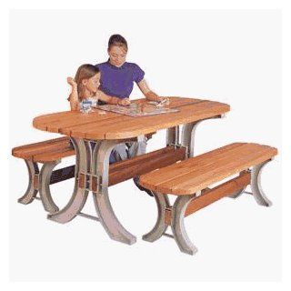 2x4basics AnySize Outdoor Dining Table Legs (Top not included), Sand (Discontinued by Manufacturer)  Picnic Tables  Patio, Lawn & Garden