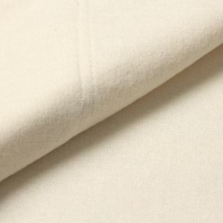 Home City Inc. Solid Flannel Cotton Sheet Set Or Pillowcase Separates Off White Size California King