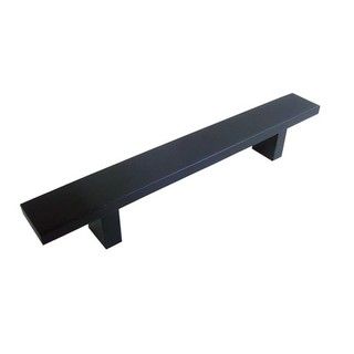 Contemporary 8 inch Rectangular Matte Black Cabinet Bar Pull Handles (case Of 15)