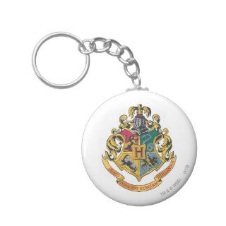 Hogwarts Crest Full Color Key Chain