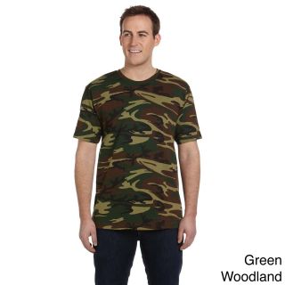 Code V Mens Adult Camouflage T shirt Green Size XXL