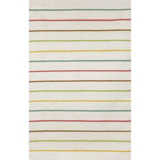 Colored Stripe Outdoor Rug (83 X 116)