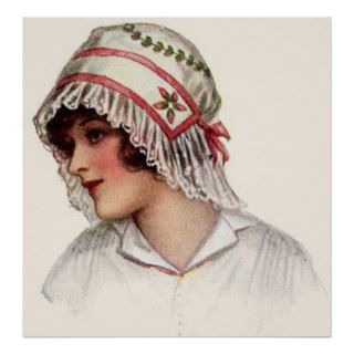 Vintage Victorian Era Hat 1 Poster