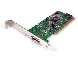StarTech 1 Port eSATA + 1 Port SATA PCI SATA Controller Card with LP Bracket PCIESATA2I Electronics