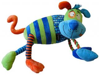 confused creatures cog plush rope dog toy by wolfybeds