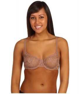 DKNY Intimates Signature Lace Unlined Demi Bra 451000 Brownie