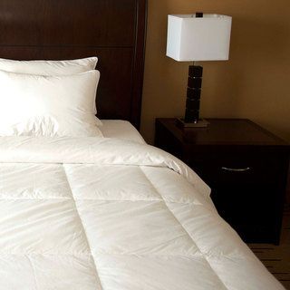 Downlite Dorm Ready Twin Xl size White Down Comforter/ Insert White Size Twin XL