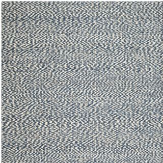 Safavieh Natural Fiber Blue/ Ivory Sisal Sea Grass Rug (4 Square)