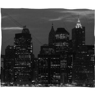 DENY Designs Leonidas Oxby New York Financial District Fleece Throw Blanket, 40 Inch by 30 Inch  