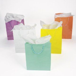 Large Pastel Gift Bags (1 dz) Toys & Games