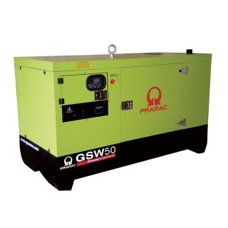 Pramac Commercial Standby Generator — 44 kW, 277/480 Volts, Yanmar Engine, Model# GSW50Y  Commercial Standby Generators
