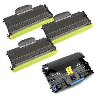 Brother Tn360 Compatible Black Toner Cartridges And 1 Dr360 Drum Units (pack Of 4)