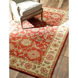 Nuloom Hand tufted Wool Red Rug (5 X 8)