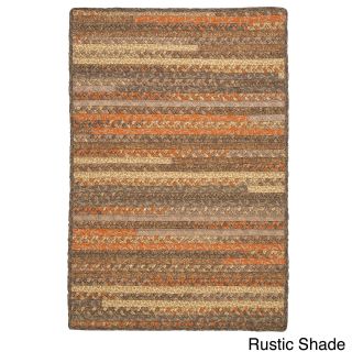 Perfect Stitch Multicolor Braided Cotton blend Rug (2 X 3)