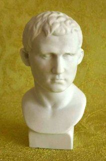 Agrippa Plaster Bust Statue, resin Casting, height 2.7inch  