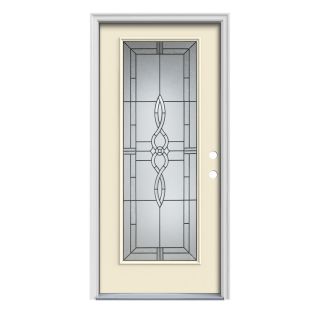 ReliaBilt Full Lite Prehung Inswing Steel Entry Door (Common 36 in x 80 in; Actual 37.5 in x 81.75 in)