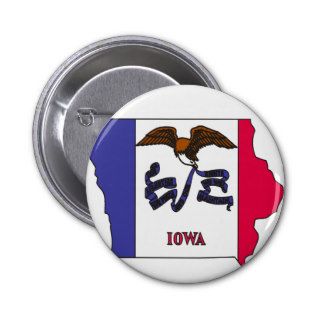 Iowa Flag Map Buttons