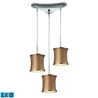 Fabrique Pendant LED Bulb/3 Lighted Triangle   Ceiling Pendant Fixtures