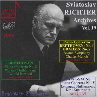 Richter Archives, Vol.19   Beethoven Piano Concertos Nos. 1 & 3 / Brahms Piano Concerto No. 2 / Saint Saens Piano Concerto No. 5 Music