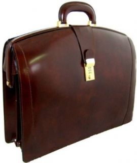 Pratesi Men's Lawyer's Briefcase in Coffee Clothing