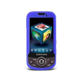Blue Soft Silicone Gel Skin Cover Case for Samsung Behold II 2 SGH T939 Cell Phones & Accessories