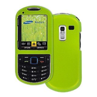 Green Hard Case Cover for Samsung Restore SPH M570 Cell Phones & Accessories