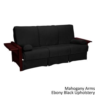 Epicfurnishings Bellevue Perfect Sit   Sleep Transitional style Pillow Top Full size Futon Sofa Black Size Full