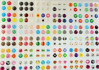 Magic T 216pcs Cute Polka Dots Dots Colorful Rubber Bubble Home Button sticker for iPhone 3gs 4 4s 5 iPod touch 4 iPad 4 Cell Phones & Accessories