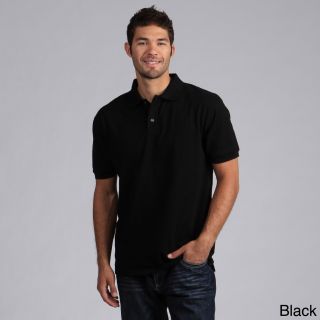 Nostic Nostic Mens Slub Golf Polo Shirt Black Size S