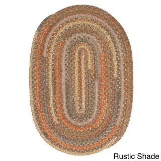 Perfect Stitch Multicolor Braided Cotton blend Rug (3 X 5 Oval)