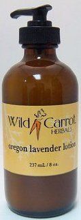 Oregon Lavender Lotion Wild Carrot Herbals 8 oz Lotion Health & Personal Care
