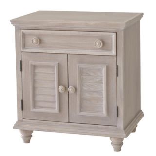 John Boyd Designs Cape May 1 Drawer Nightstand CM NS07 DR