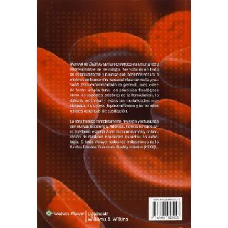 Manual de dilisis (Spanish Edition) 9788496921023 Medicine & Health Science Books @