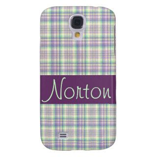 Norton Plaid Phone Case Samsung Galaxy S4 Covers
