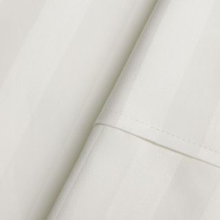 Egyptian Cotton Wrinkle Resistant 500 Thread Count Damask Stripe Sheet Set