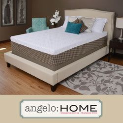 Angelohome Sullivan 12 inch Comfort Deluxe Full size Memory Foam Mattress By Angelohome Black?? Size Full